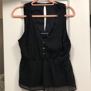NWT! Cute Abercrombie & Fitch peplum top